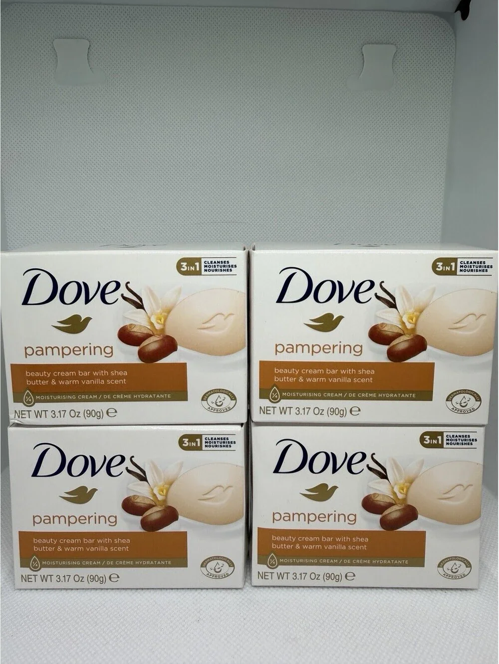 Dove Purely Pampering Shea Butter Beauty Bar Soap 135g Pack of 4
